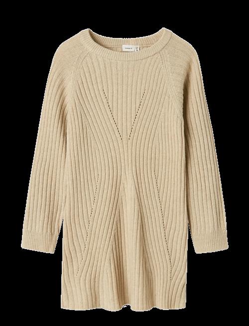 name it | Nkfrikine Ls Knit Dress Pb | 134