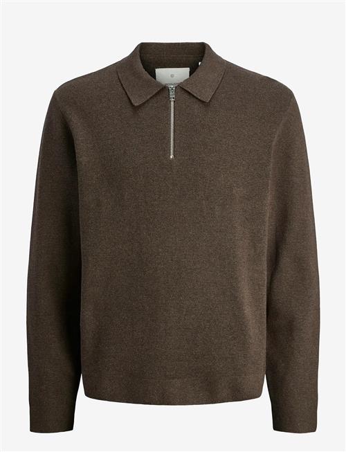 Jack & Jones | Jprblamilano Stitch Knit Zip Polo Sn | M