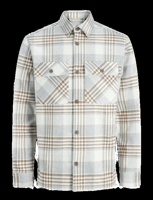 Jack & Jones | Jprrayle Melange Check L/S Overshirt Sn | S