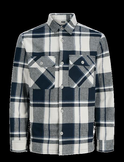Jack & Jones | Jprrayle Melange Check L/S Overshirt Sn | M