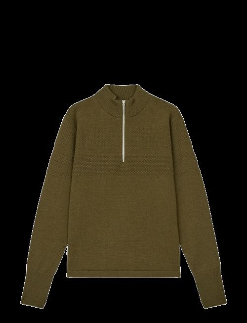 Mads Nørgaard | Wool Klemens Half Zip Knit | M