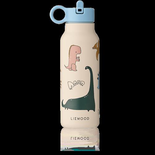 Liewood Falk Vandflaske Dino Roar Sandy  Dino Roar Sandy One Size  Beige  One Size  Drenge, Piger
