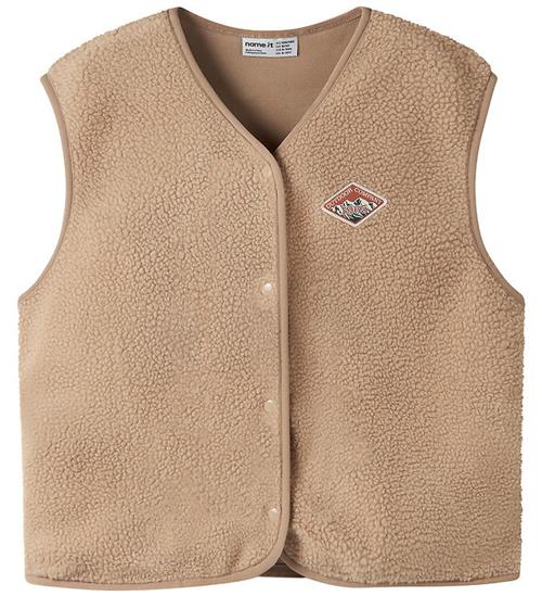 Name It Vest - Teddy - NkmOwe - Sesame