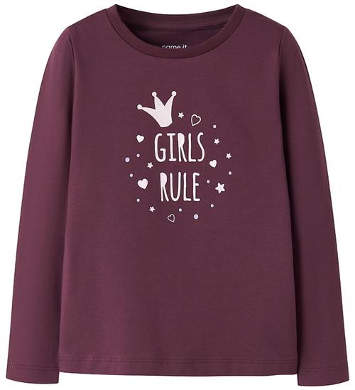 Name It Bluse - NmfOlinas - Mauve Wine