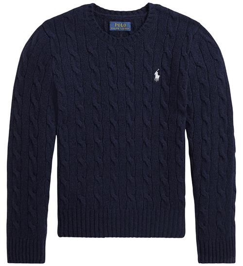Polo Ralph Lauren Bluse - Uld - Hunter Navy