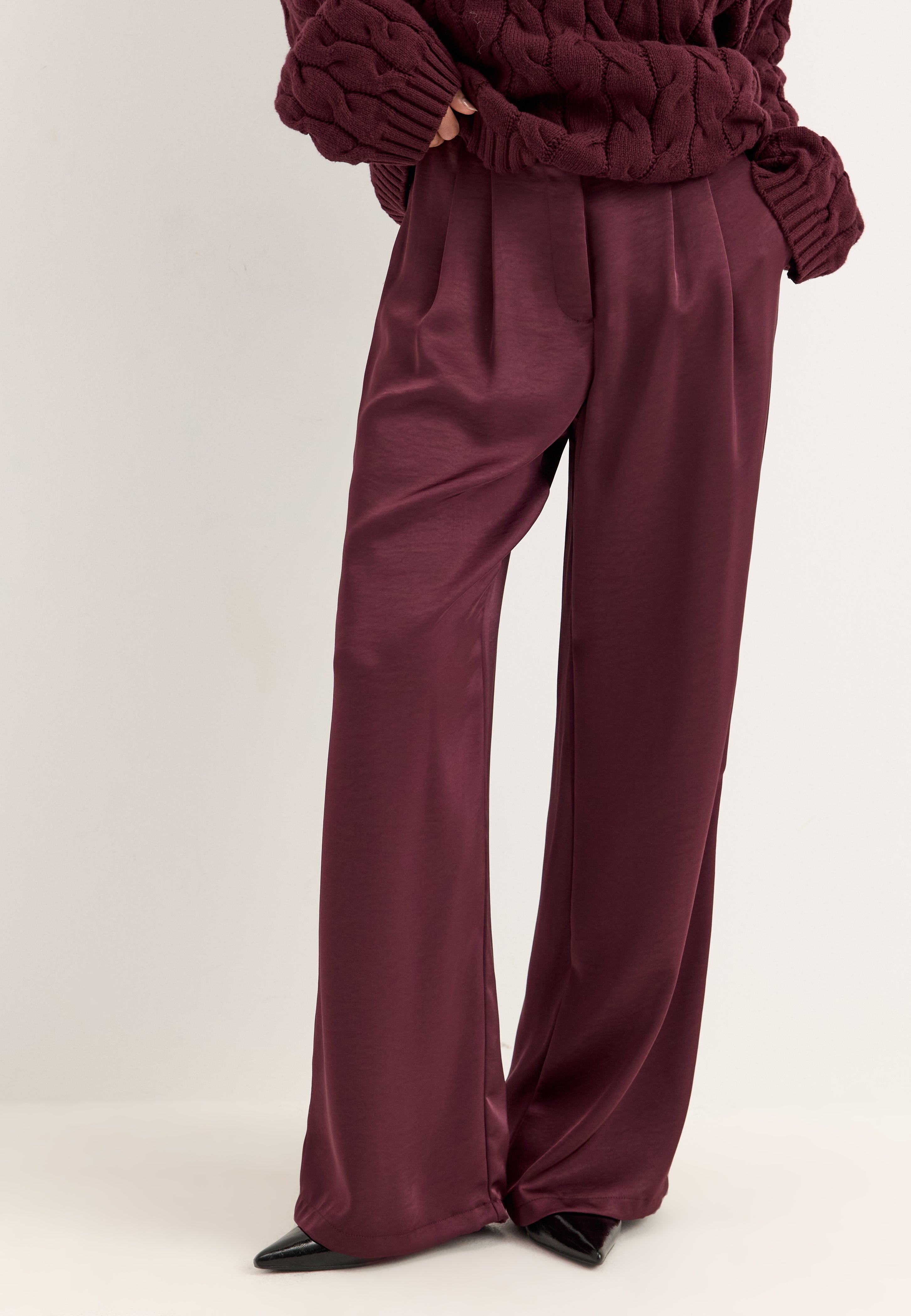 BUBBLEROOM Satin Trousers