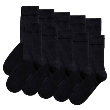 Björn Borg Strømper 10P Essential Long Socks Sort Str 41/45 Herre