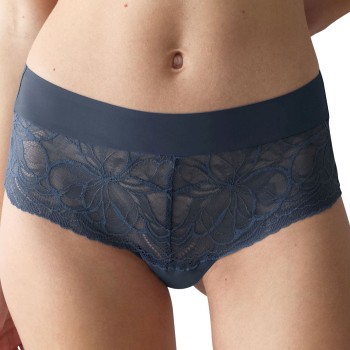 Triumph Trusser Body Make-Up Illusion Lace Shorty Indigoblå 44 Dame
