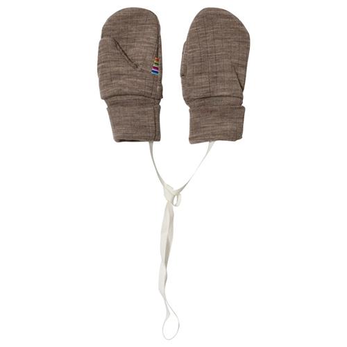 Joha Mittens Basic Sesame Melange Sesame Melange-90/100 cm Uld Beige  90/100 cm  Drenge, Piger