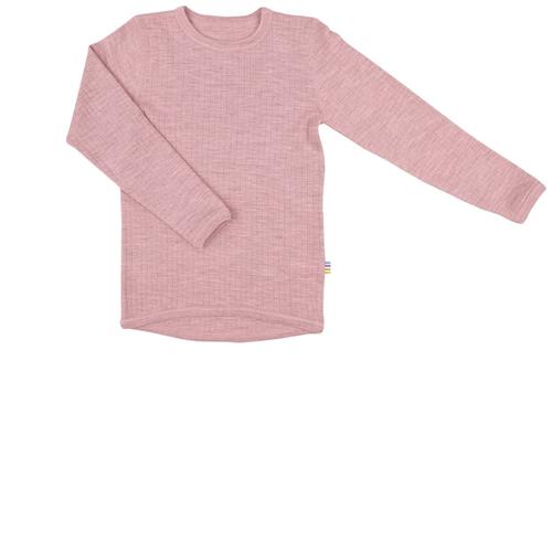 Joha Langærmet Uld-T-shirt Old Rose Old Rose 100 cm Uld Lyserød  100 cm  Piger