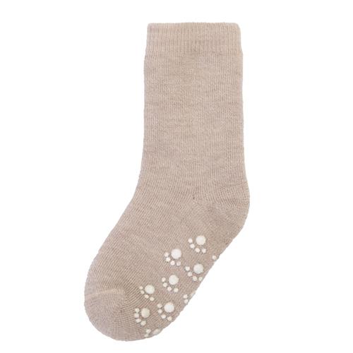 Joha Uldstrømpe Med Anti-slip Beige Melange  Beige Melange-19-22 EU  Beige  19-22 EU  Drenge, Piger