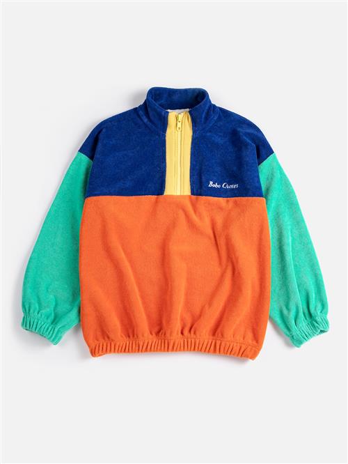 Bobo Choses Bobo Choses Color Block Sweatshirt Multicolor  Multicolor 8-9 Y  Orange.  8-9 år  Drenge