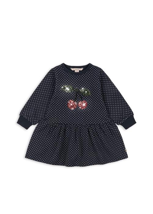 Konges Sløjd Lou Dot Kjole Med Pailletter Dot Tout Petite  Dot Tout Petite-18M  Blå  18 måneder  Piger