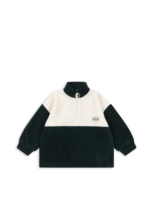 Konges Sløjd Tavi Sweatshirt Med Halv Lynlås Scarab  Scarab-18M  Sort  18 måneder  Drenge