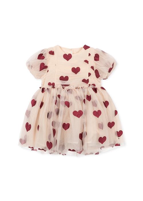 Konges Sløjd Tullie Kjole Coeur Glitter  Coeur Glitter-2Y  Lyserød  2 år  Piger