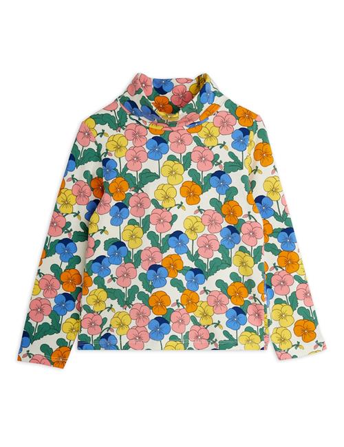 Mini Rodini Violas Aop Turtleneck Multi Multi 140/146 cm  Blå  140/146 cm  Drenge, Piger