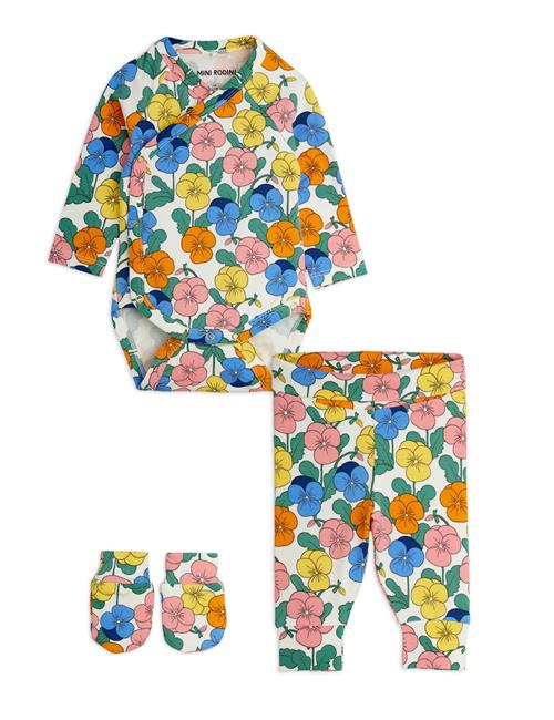 Mini Rodini Violas Aop Nb Baby Kit Multi Multi 56 cm  Blå  56 cm  Drenge, Piger