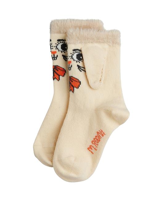 Mini Rodini Rabbit 1-Pack Ear Socks Off-white Off-white 24-27 EU  Hvid  24-27 EU  Drenge, Piger