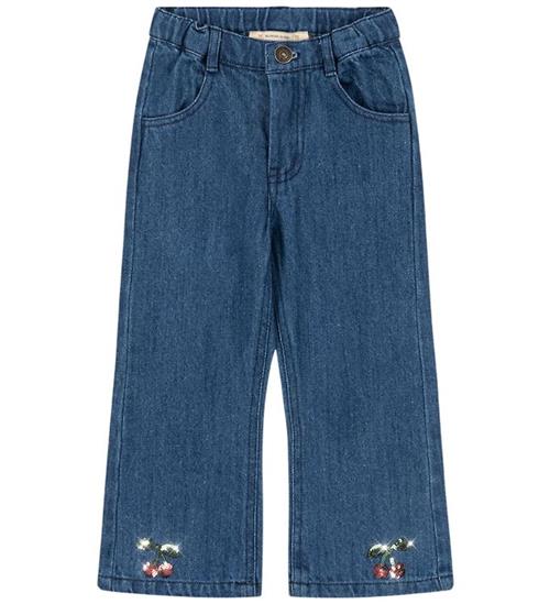 Konges Sløjd Jeans - Elba Flare - Denim Blue m. Pailletter