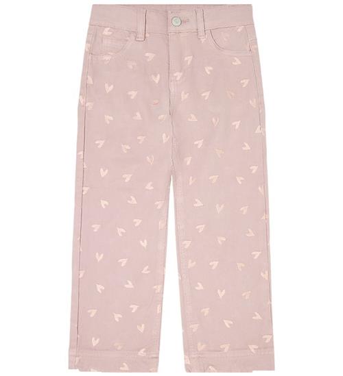 Minymo Jeans - Twill - Fawn m. Hearts