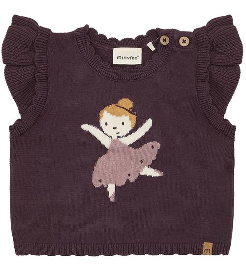 Minymo Vest - Strik - Huckleberry