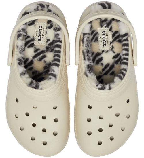 Crocs Sandaler m. For - Classic Plaid Lined Clog K - Bone