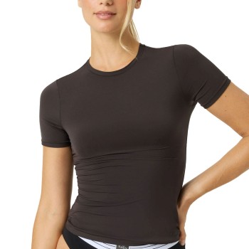 Björn Borg Comfort T-shirt Mørkbrun  Small Dame