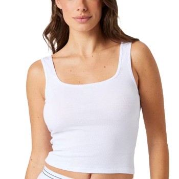 Björn Borg Core Original Rib Tank Top Hvid bomuld Large Dame