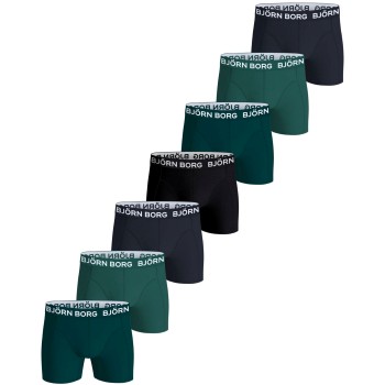 Björn Borg 7P Cotton Stretch Boxer Flerfarvet bomuld Medium Herre
