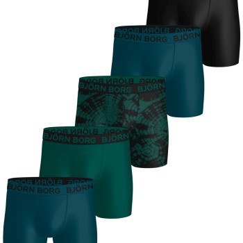 Björn Borg 5P Sports Microfiber Boxer Trunks Flerfarvet-2 polyester Medium Herre