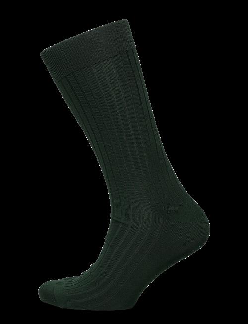 AN IVY | Forest Green Ribbed Socks | 43-46