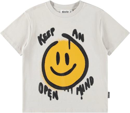 Molo Riley T-Shirts Short Sleeves Moon Moon 140 cm  Hvid  140 cm  Drenge