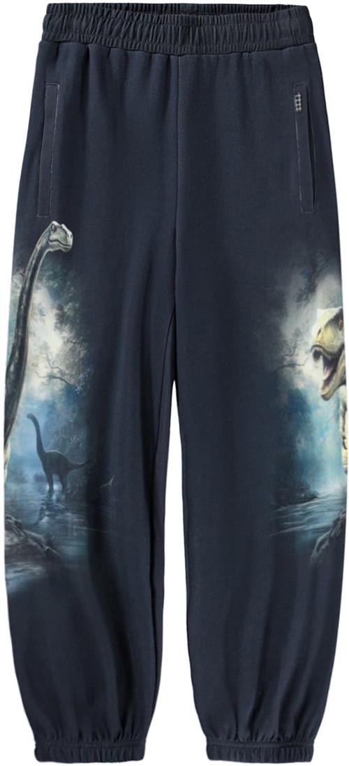 Molo Aimon Soft Pants Twilight Dinos Twilight Dinos 104 cm  Marineblå  104 cm  Drenge