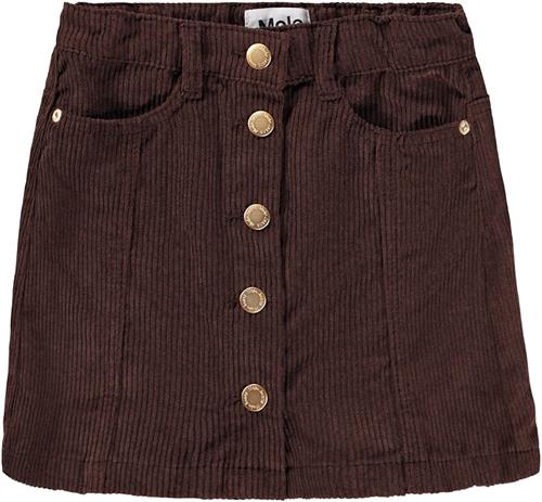 Molo Bera Skirt Bark Brown Bark Brown 98/104 cm  Brun  98/104 cm  Piger
