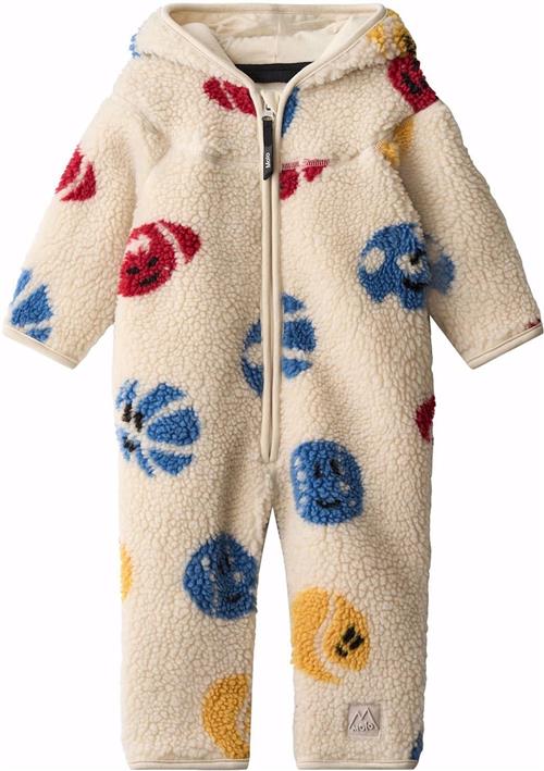 Molo Umeko Teddy-jumpsuit Cute Balls  Cute Balls 74 cm  Creme  74 cm  Drenge