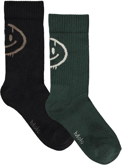 Molo Norman 2-pak Sokker Taxus Black  Taxus Black 31-34 EU  Sort  31-34 EU  Drenge