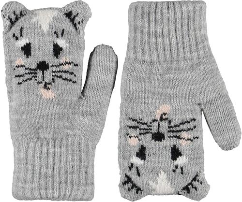 Molo Kenau Mittens Grey Melange Grey Melange 3-5 Y  Grå  3-5 år  Piger