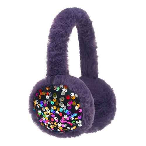 Mimi & Lula Øreklapper Dazzle Sequin  Dazzle Sequin-One Size  Lilla  One Size 3-8 Years Piger