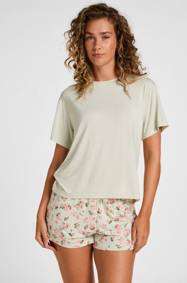 Hunkemöller Pyjamas Sæt Daisy Grøn