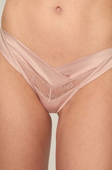 Hunkemöller Brazilian-trusse med høj benudskæring Brigitte Lyserød