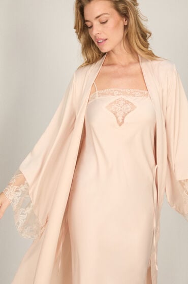 Hunkemöller Kimono Long Legacy Beige