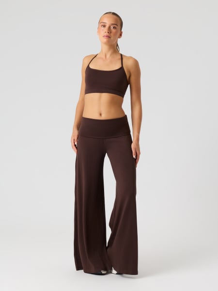 Björn Borg Studio Flow Folded Wide Pants Brun, XS