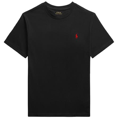 Ralph Lauren Crewneck Tee I Bomuldsjersey Black 5 Years  Sort  117-123 cm  Drenge