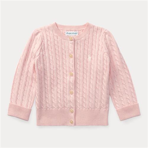 Ralph Lauren Cardigan Hint Of Pink  Hint Of Pink 1 Y  Lyserød  1 år  Piger