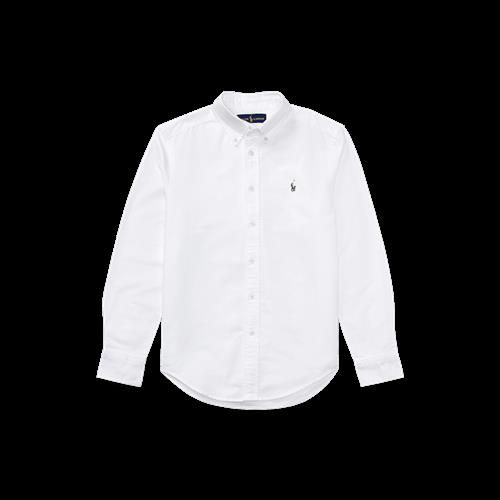Ralph Lauren Polo Med Lange Ærmer White  White L  Hvid  L  Drenge