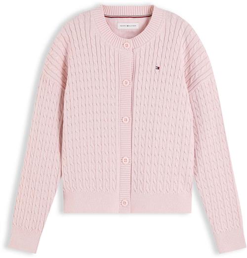 Tommy Hilfiger Strikket Cardigan Whimsy Pink  Whimsy Pink 4 Y  Lyserød  4 år  Piger