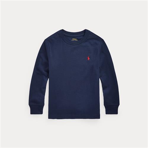 Ralph Lauren Long-sleeved Crew Neck Knit T-Shirts  T-Shirt Cruise Navy M  Marineblå  10-12 år  Drenge