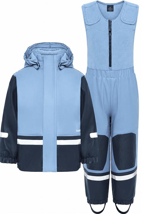 Didriksons Boardman Regnsæt Winter Blue  Winter Blue 130 cm  Blå  130 cm  Drenge, Piger