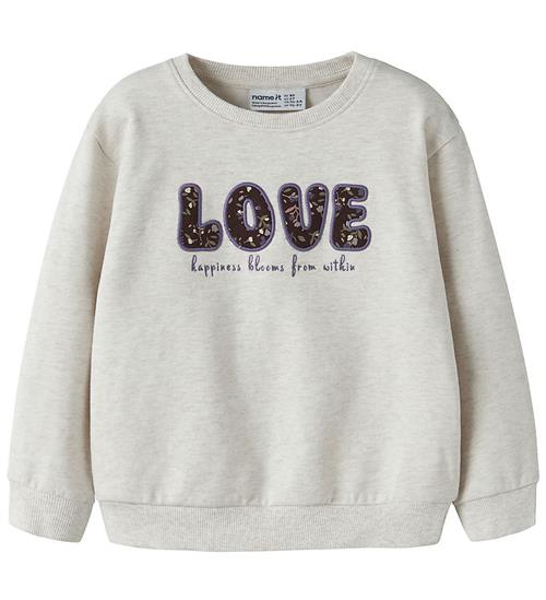 Name it Sweatshirt - NmfOclove - Peyote Melange