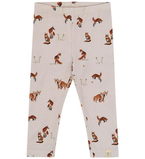 Petit Piao Leggings - PPStar - Gray Morn Fox AOP